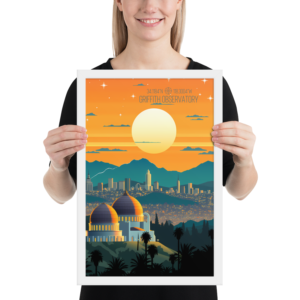 California - Griffith Observatory (Framed poster)