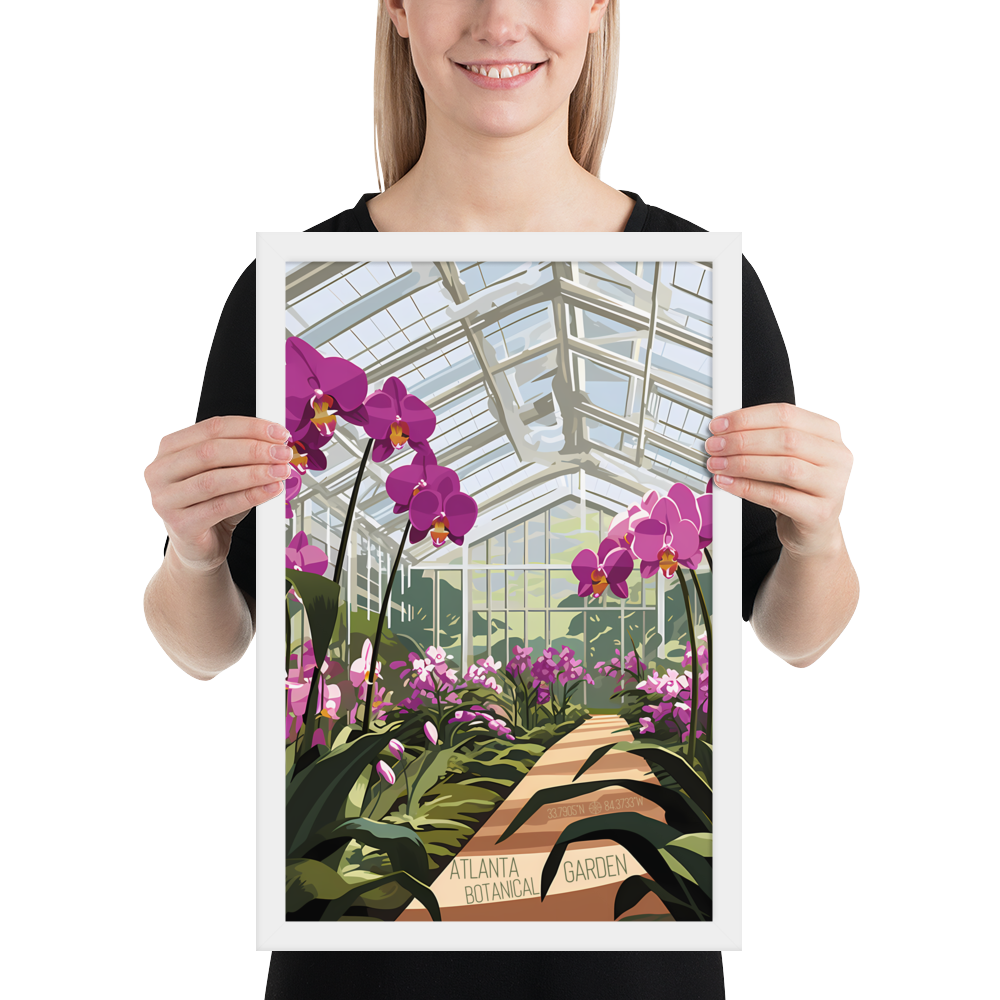 Georgia - Atlanta Botanical Garden (Framed poster)