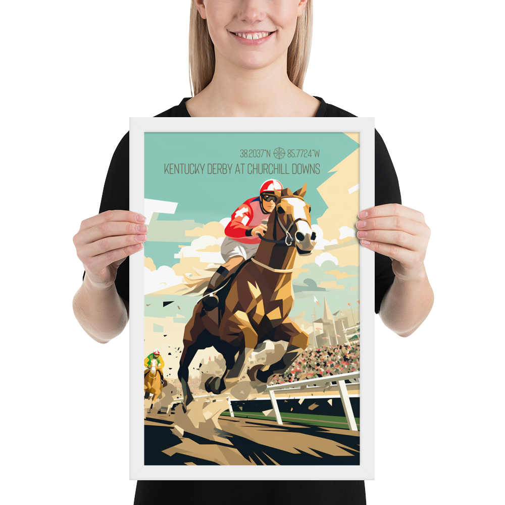 Kentucky - Kentucky Derby (Framed poster)