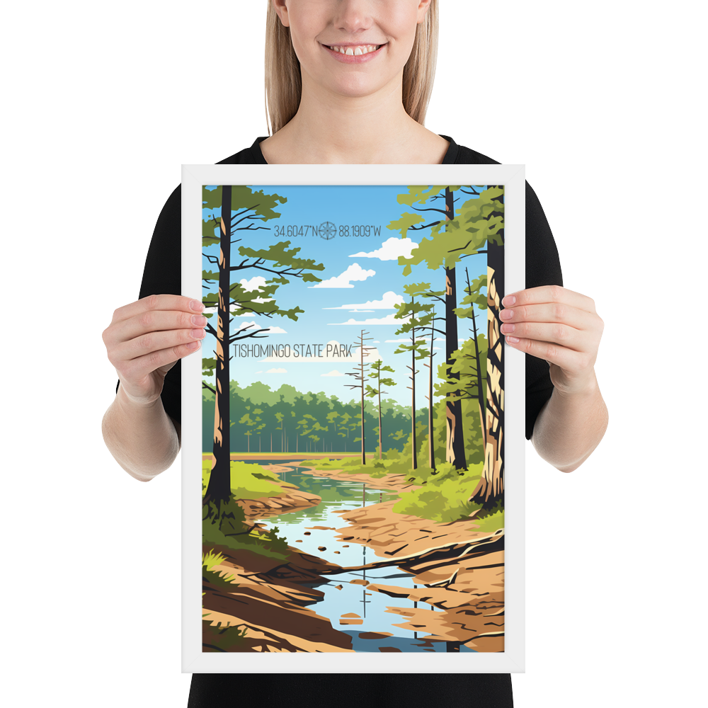 Mississippi - Tishomingo State Park (Framed poster)