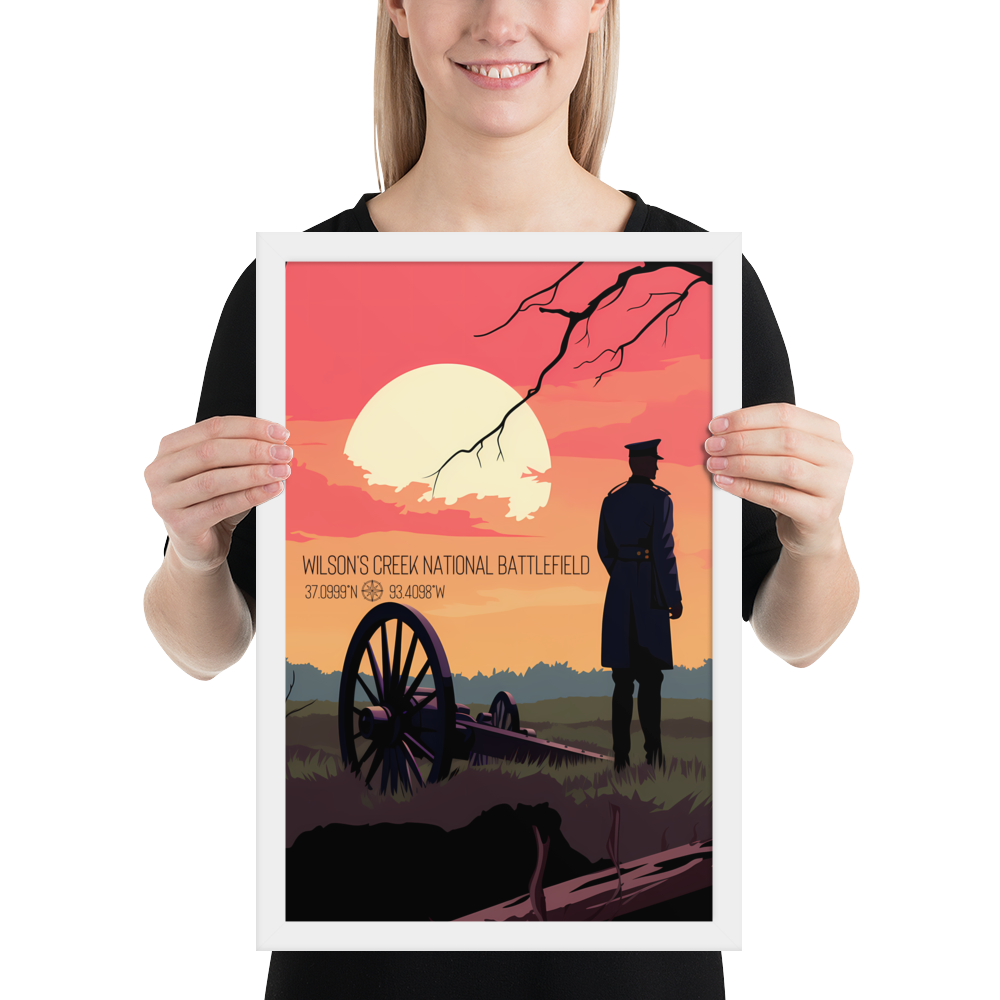 Missouri - Wilson's Creek National Battlefield (Framed poster)