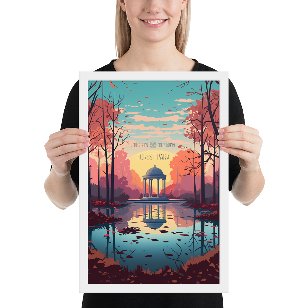 Missouri - Forest Park (Framed poster)