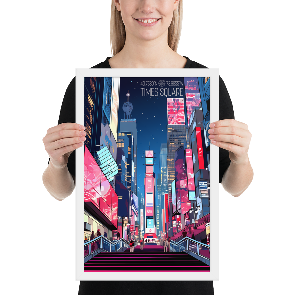 New York - Times Square (Framed poster)