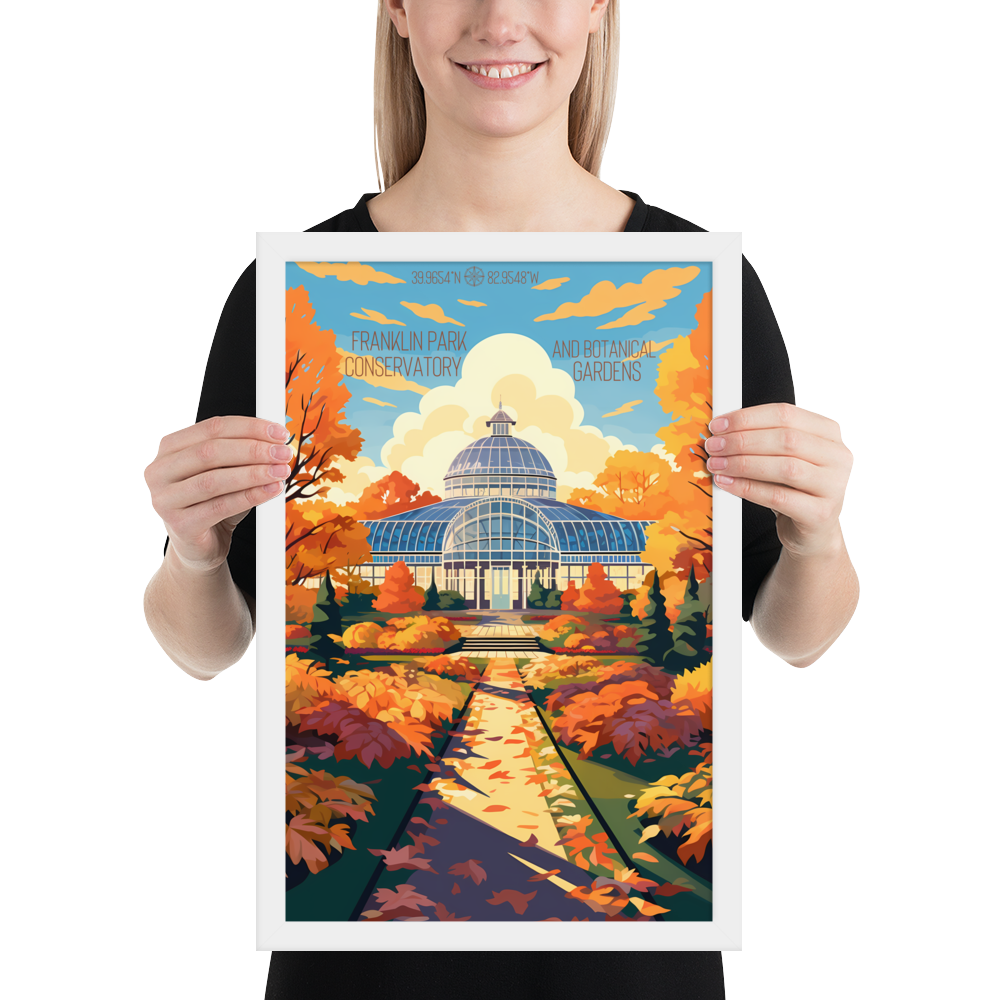 Ohio - Franklin Park Conservatory and Botanical Gardens (Framed poster)