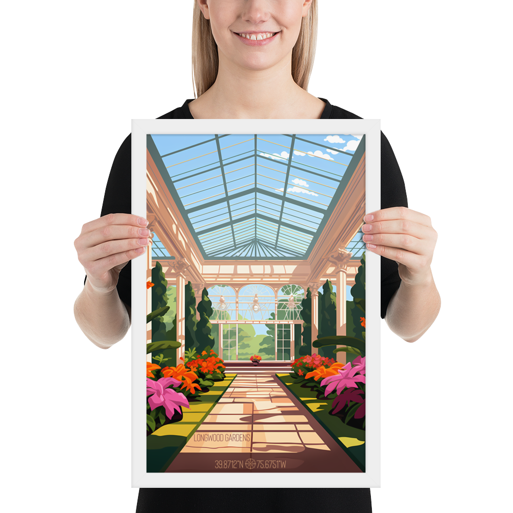 Pennsylvania - Longwood Gardens (Framed poster)