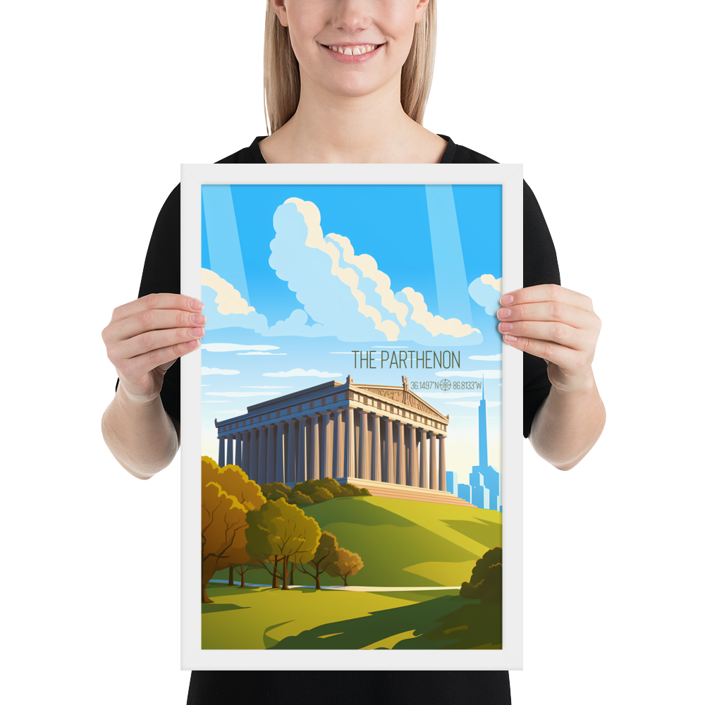 Tennessee - The Parthenon (Framed poster)