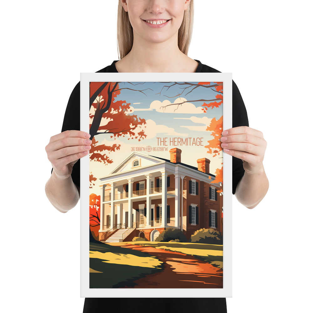 Tennessee - The Hermitage (Framed poster)