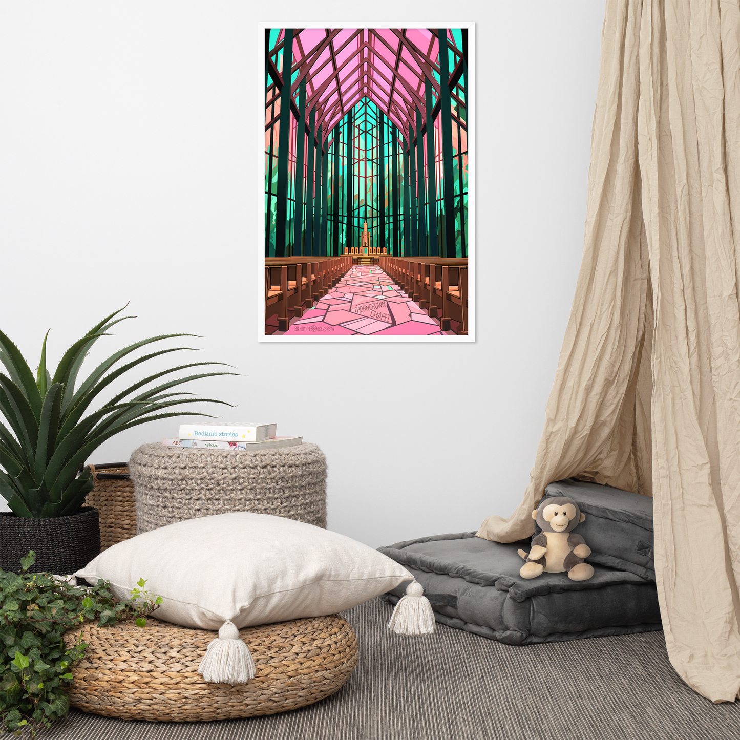 Arkansas - Thorncrown Chapel (Framed poster)