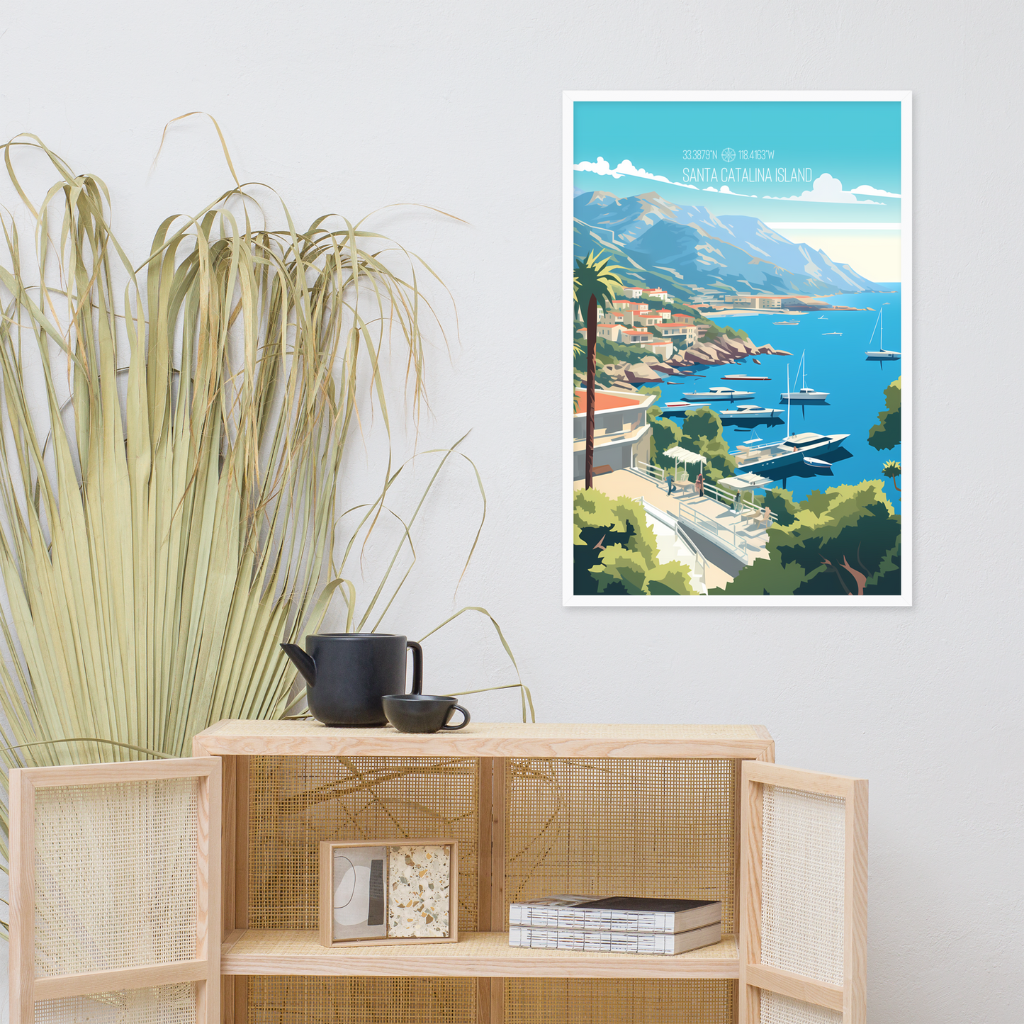 California - Santa Catalina Island (Framed poster)