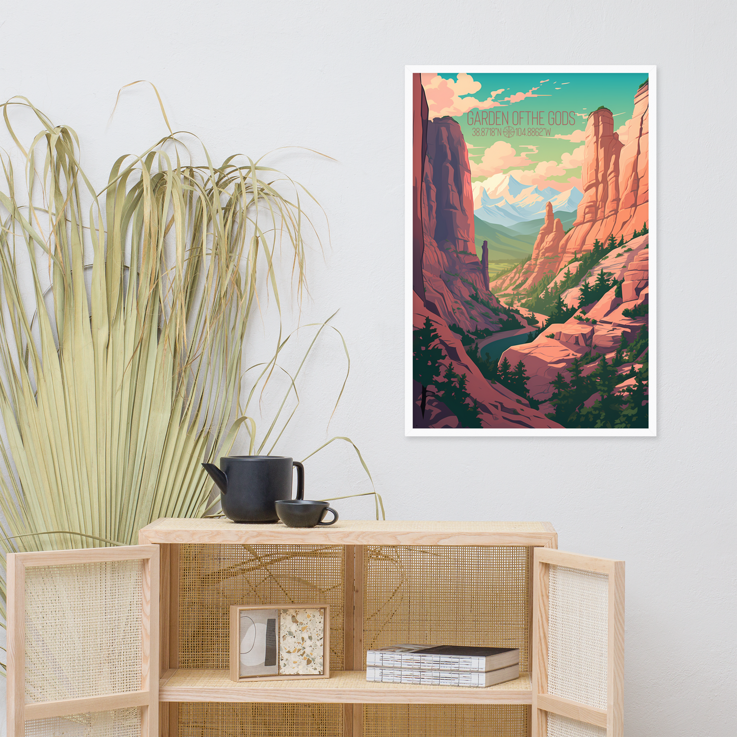 Colorado - Garden of the Gods (Framed poster)