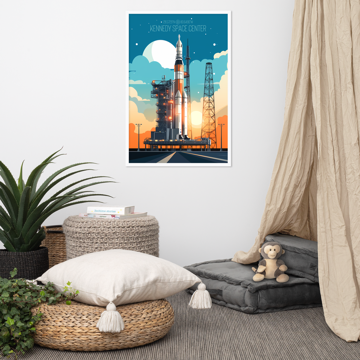 Florida - Kennedy Space Center (Framed poster)