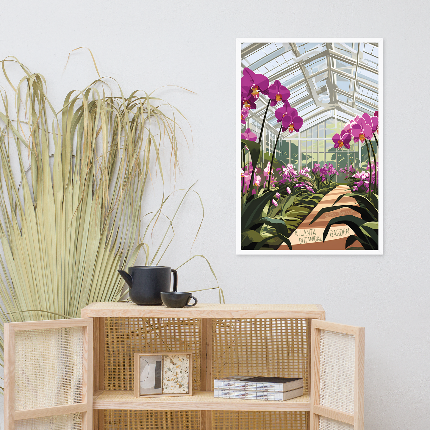 Georgia - Atlanta Botanical Garden (Framed poster)