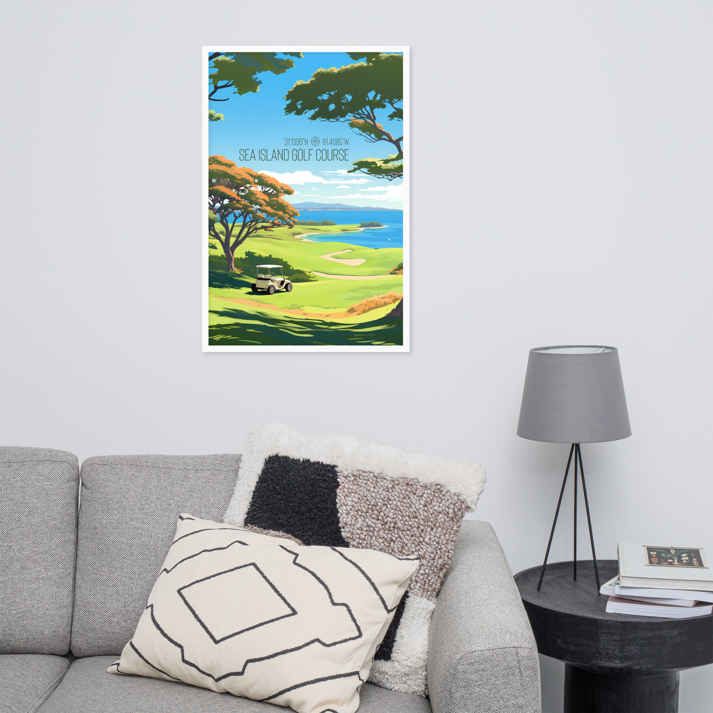 Georgia - Sea Island Golf Course (Framed poster)