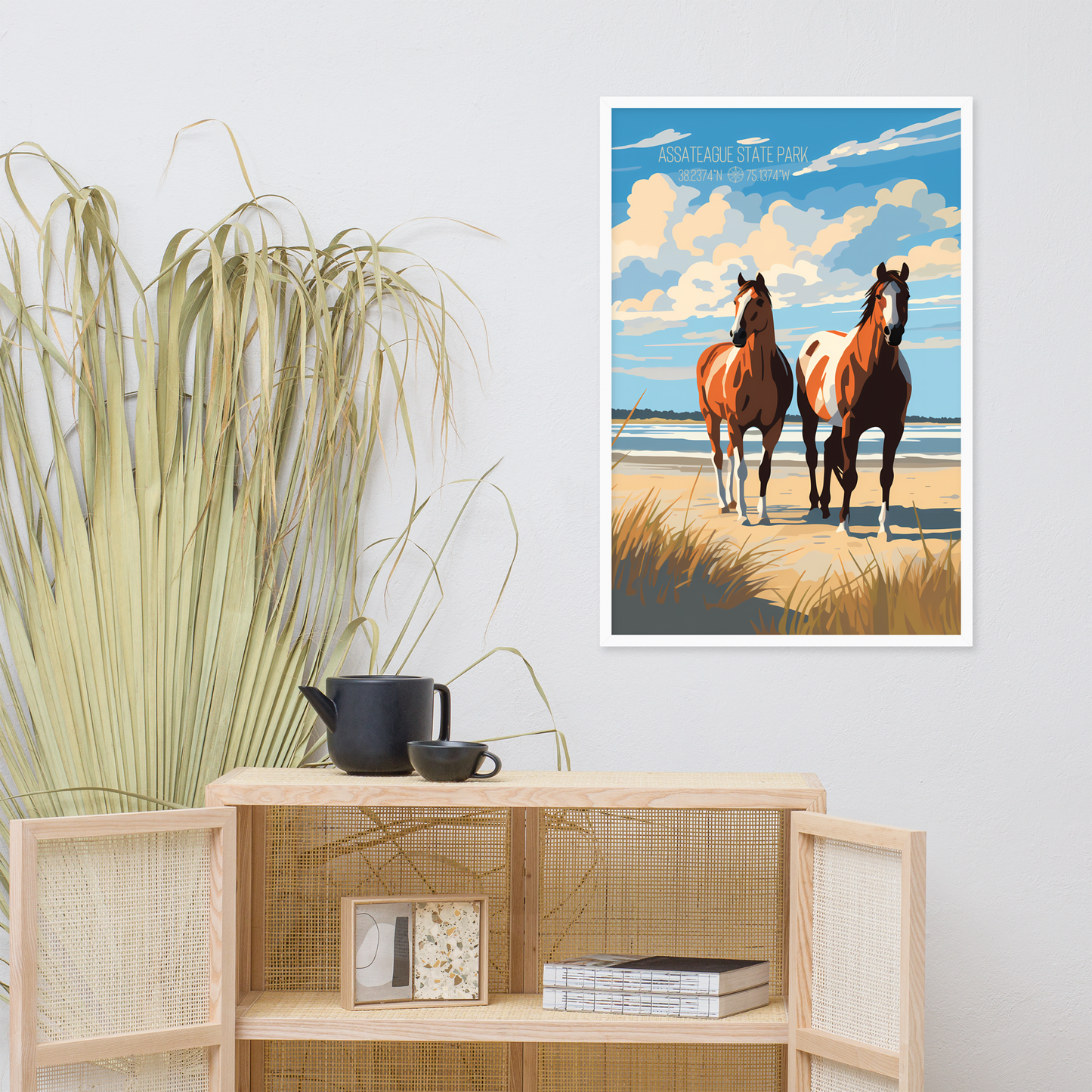 Maryland - Assateague State Park (Framed poster)