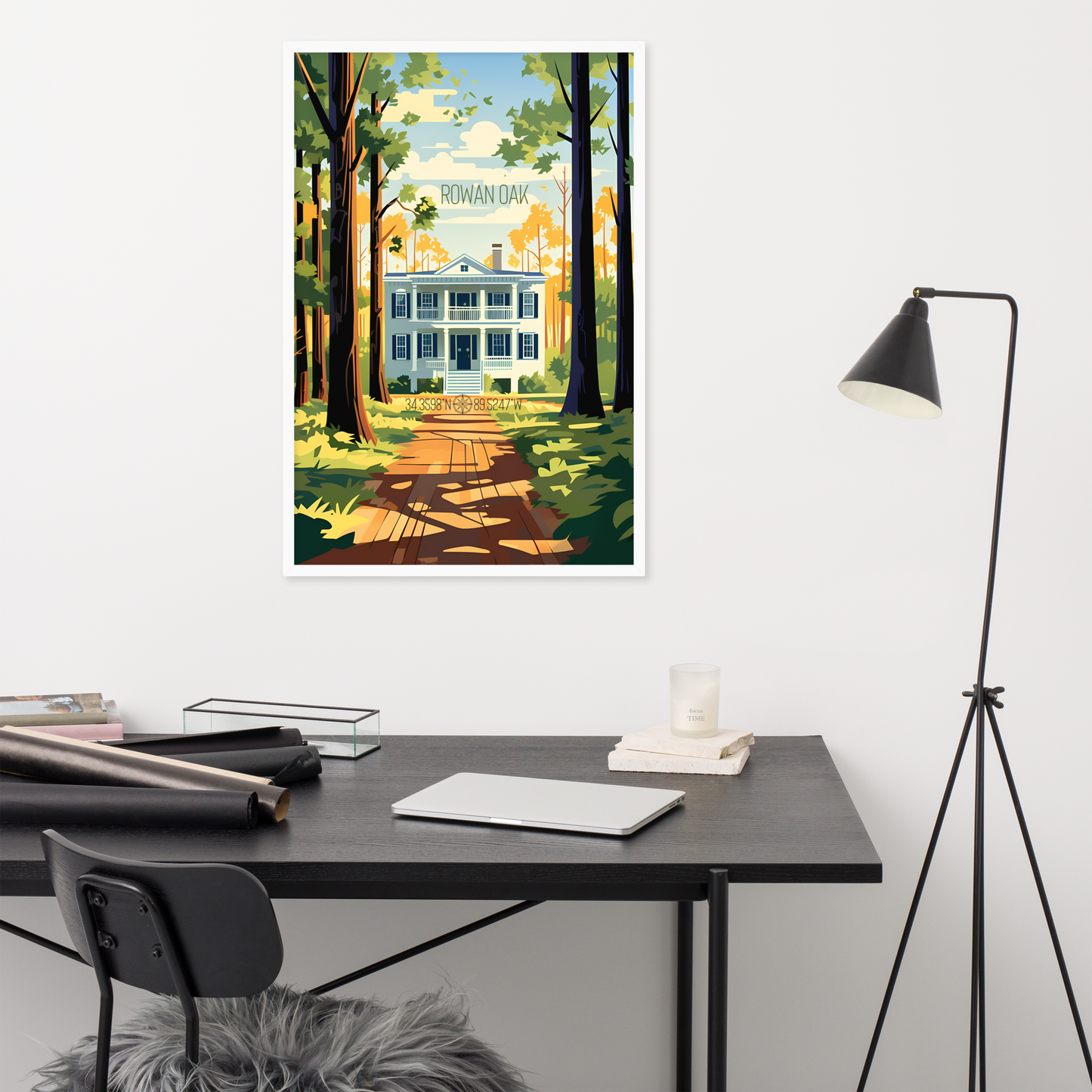 Mississippi - Rowan Oak (Framed poster)