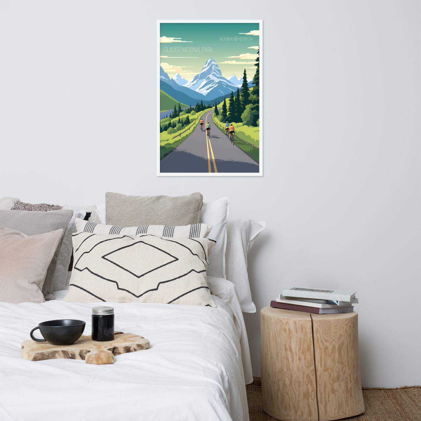 Montana - Glacier National Park (Framed poster)