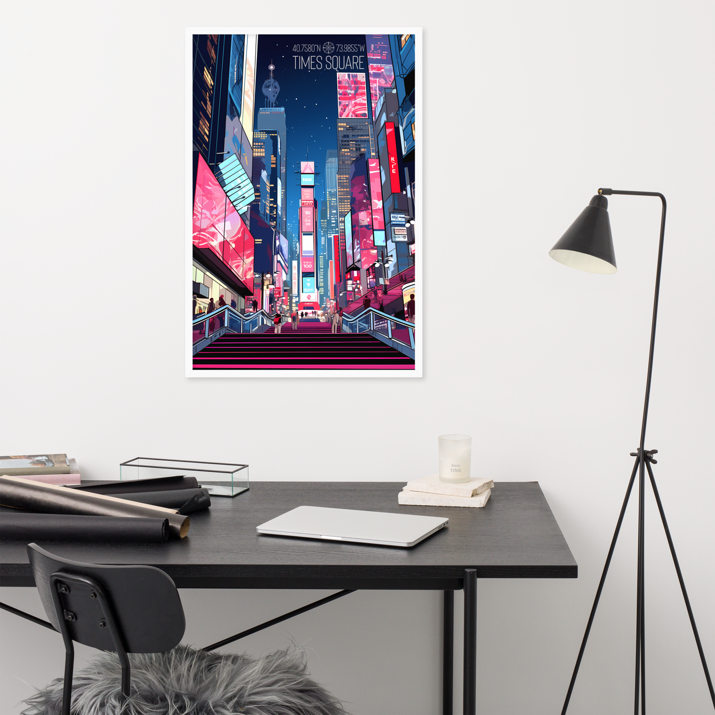 New York - Times Square (Framed poster)