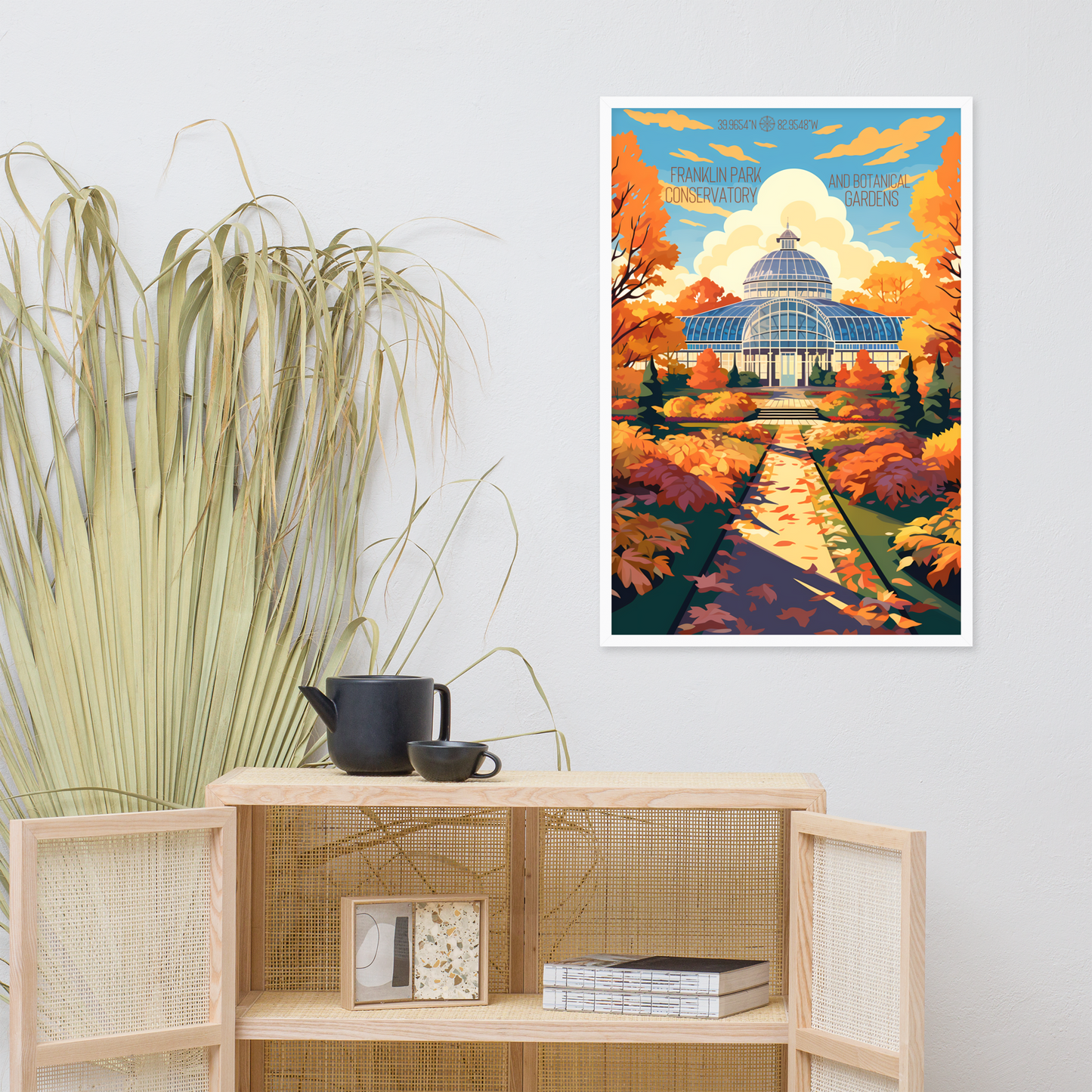 Ohio - Franklin Park Conservatory and Botanical Gardens (Framed poster)