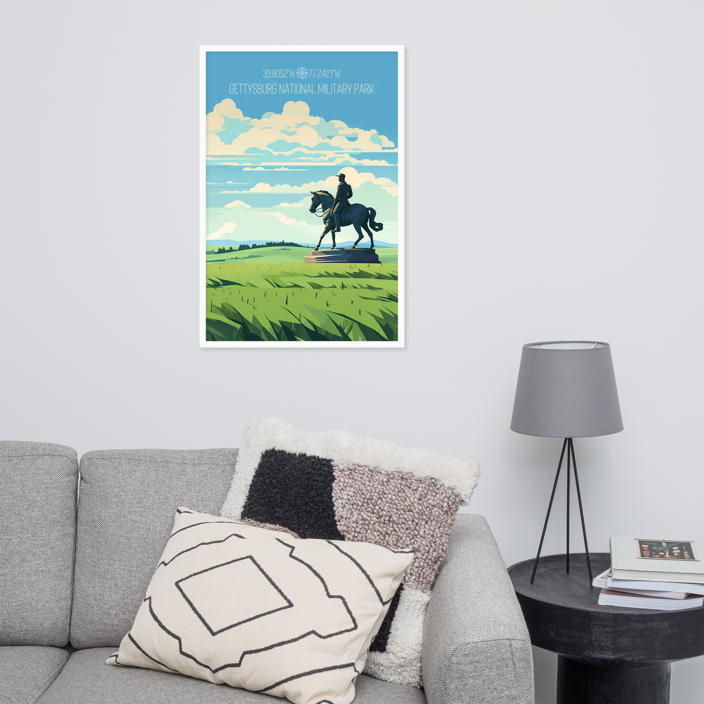 Pennsylvania - Gettysburg National Military Park (Framed poster)