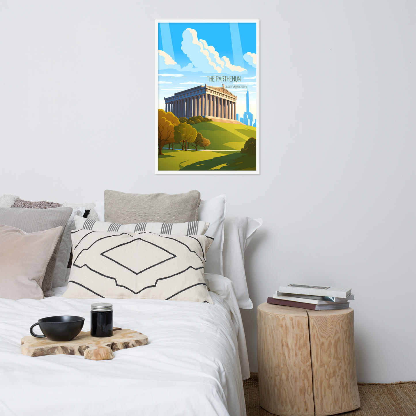 Tennessee - The Parthenon (Framed poster)