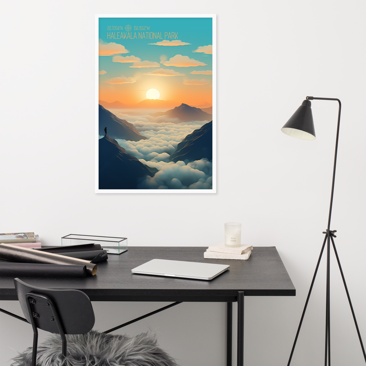 Hawaii - Haleakalā National Park (Framed poster)