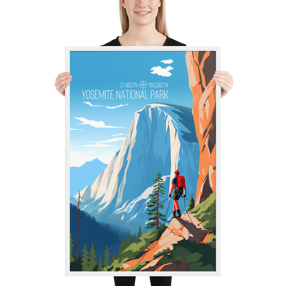 California - Yosemite National Park (Framed poster)