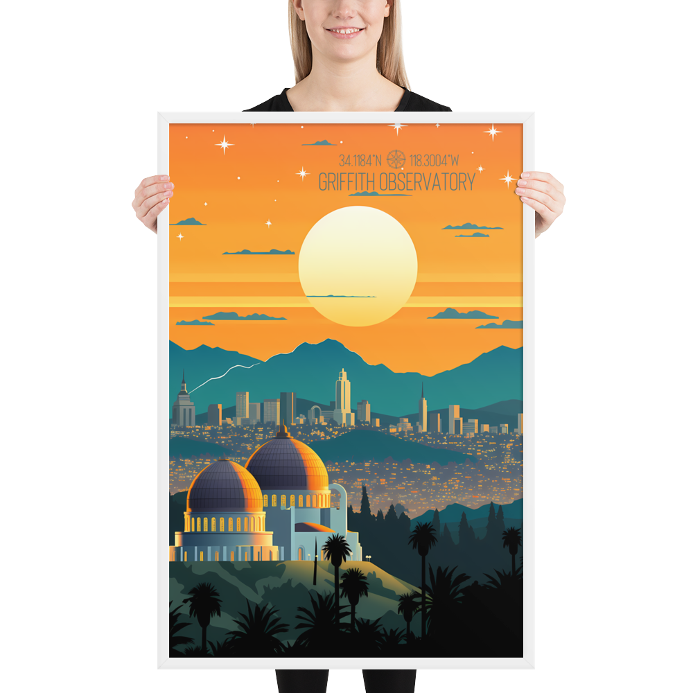 California - Griffith Observatory (Framed poster)