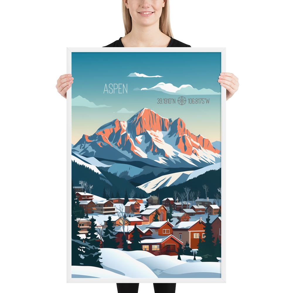 Colorado - Aspen (Framed poster)