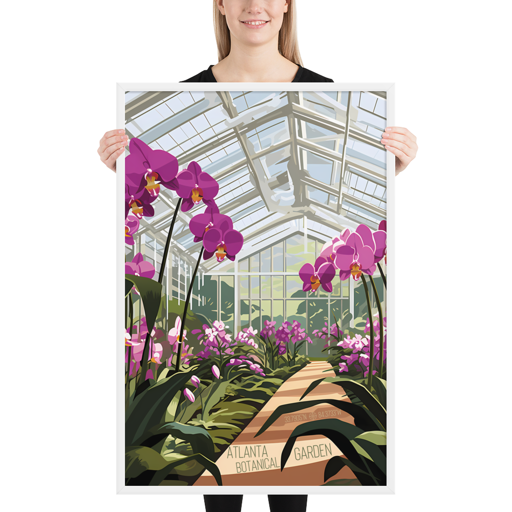 Georgia - Atlanta Botanical Garden (Framed poster)