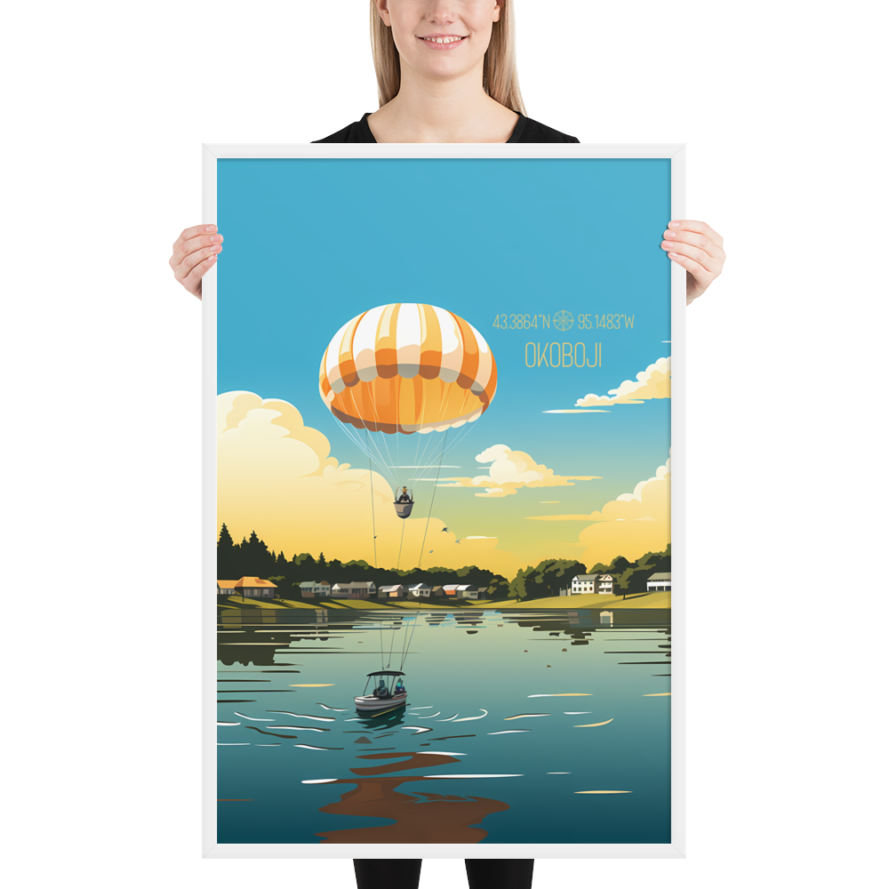 Iowa - Okoboji (Framed poster)