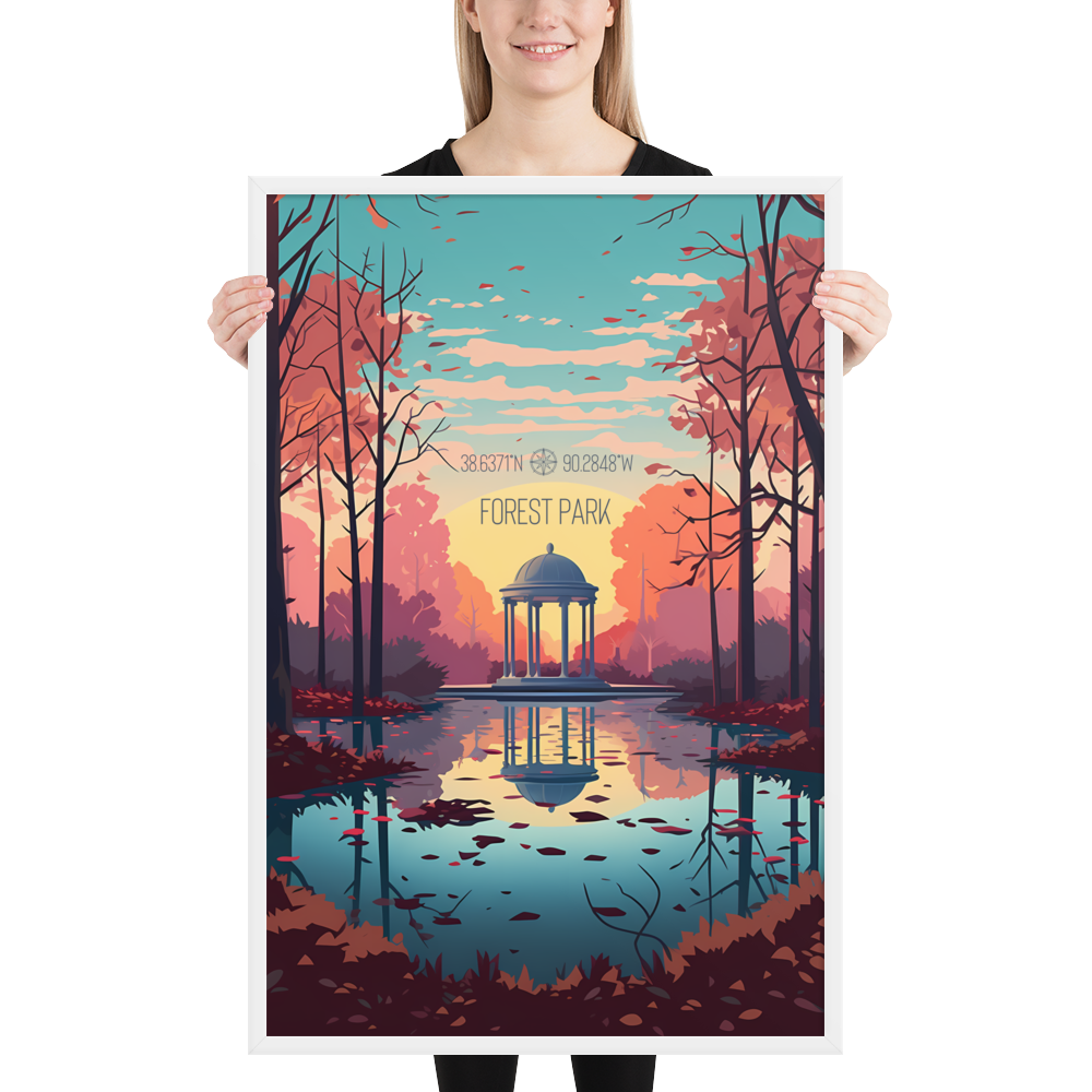 Missouri - Forest Park (Framed poster)