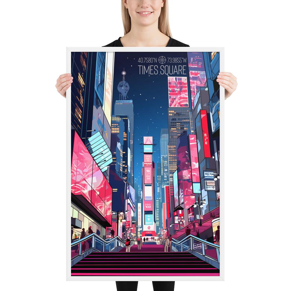 New York - Times Square (Framed poster)