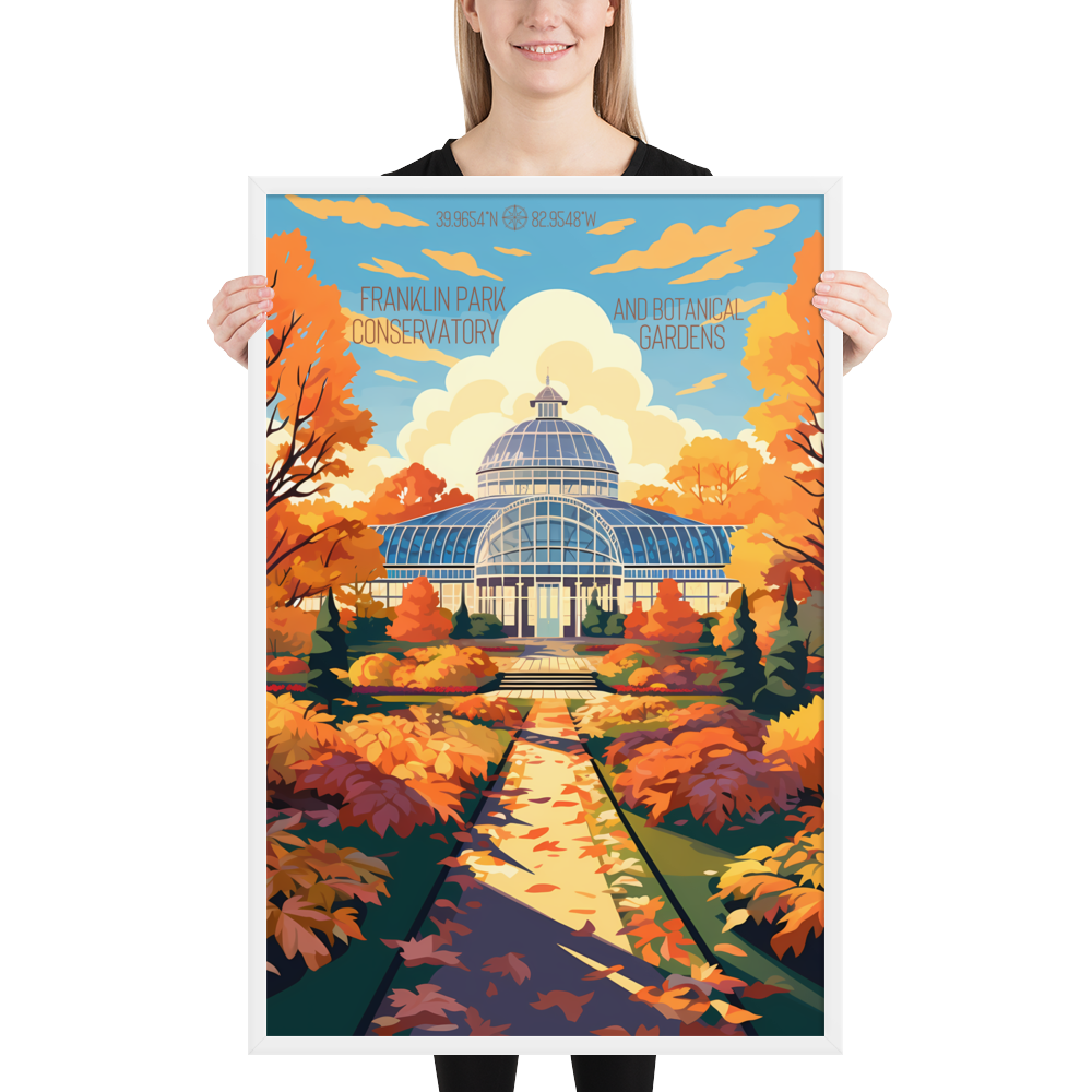 Ohio - Franklin Park Conservatory and Botanical Gardens (Framed poster)