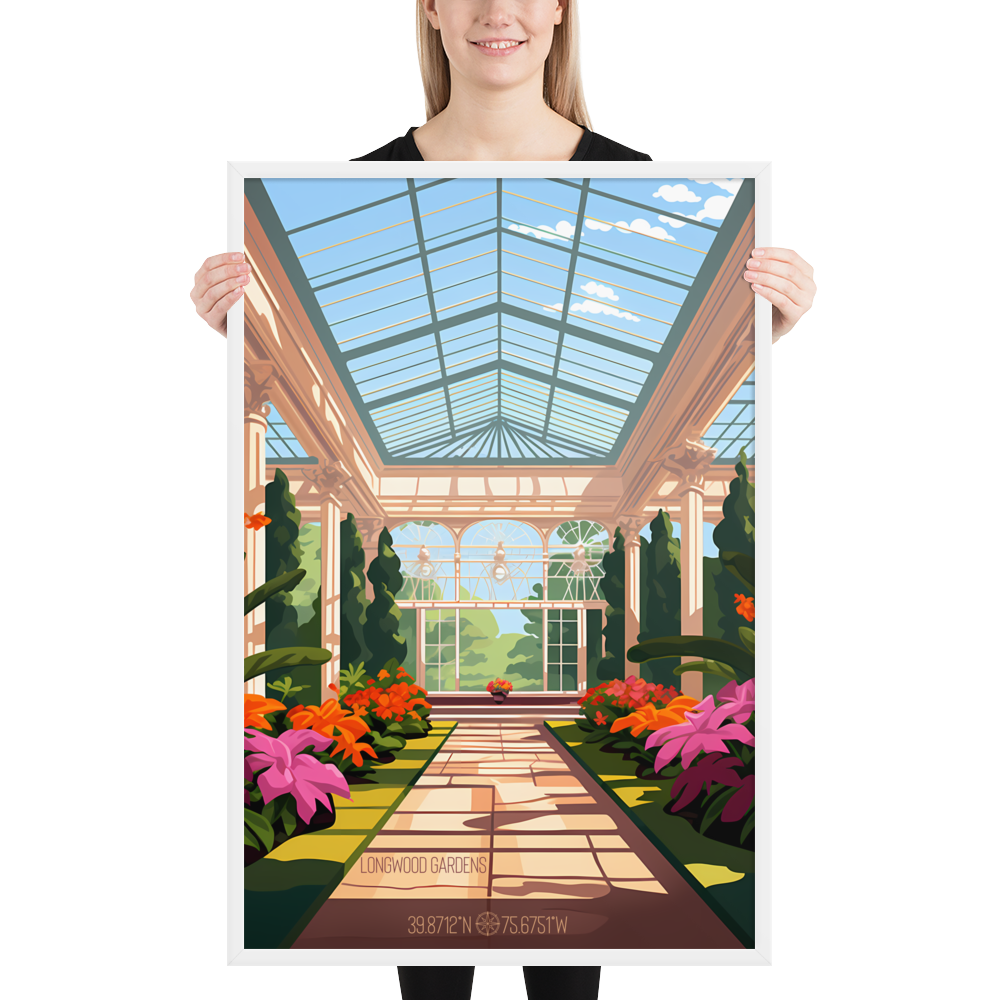 Pennsylvania - Longwood Gardens (Framed poster)