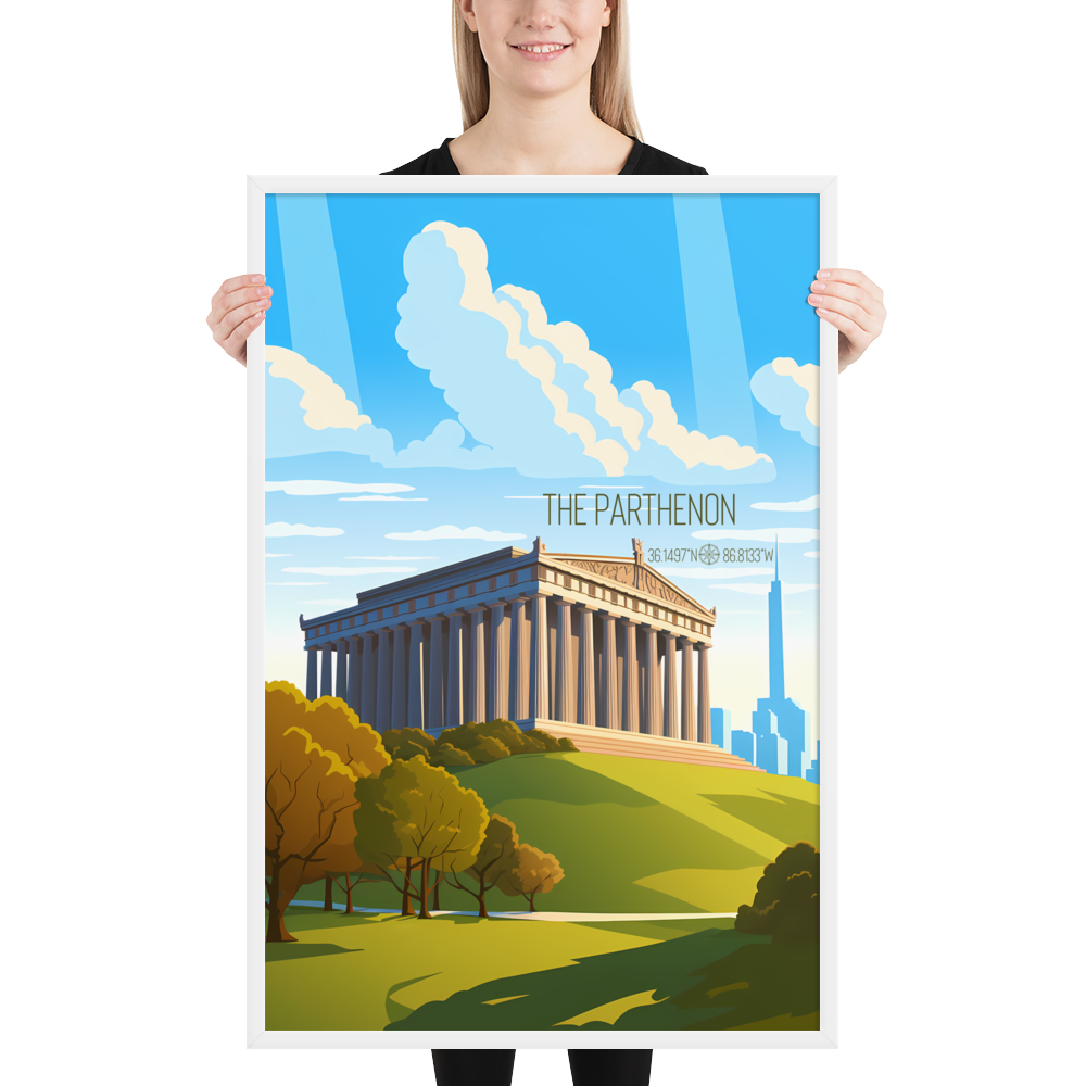 Tennessee - The Parthenon (Framed poster)