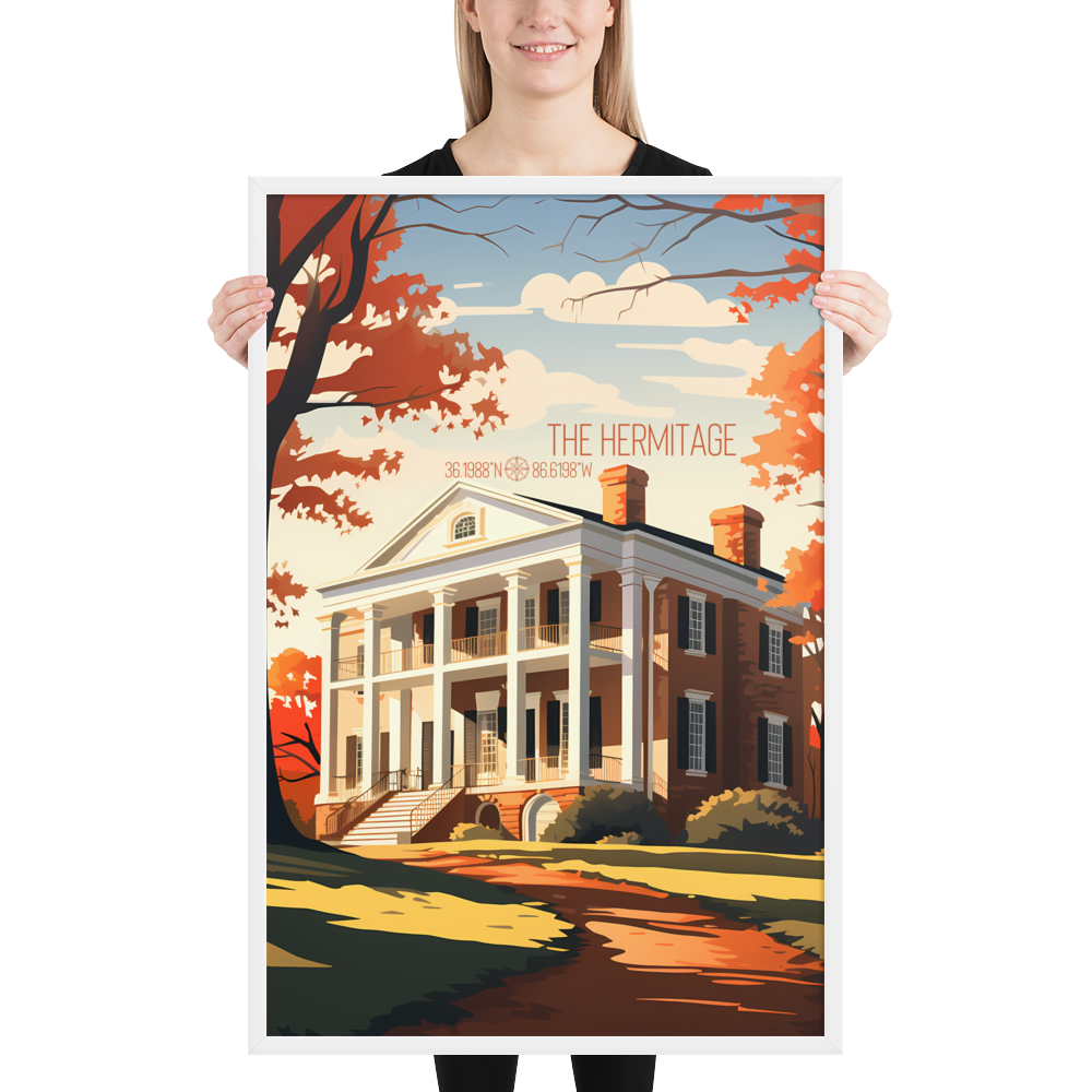 Tennessee - The Hermitage (Framed poster)