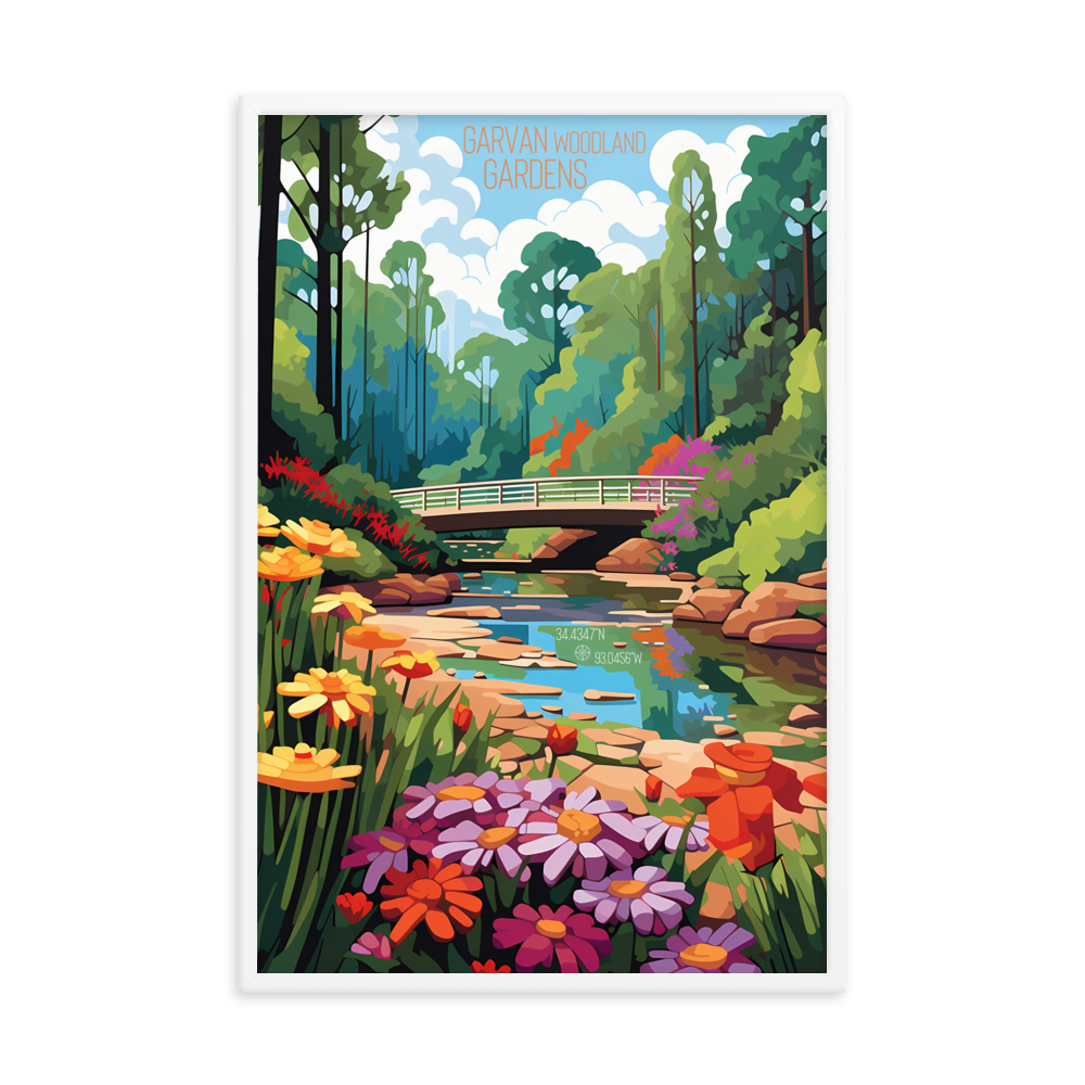 Arkansas - Garvan Woodland Gardens (Framed poster)