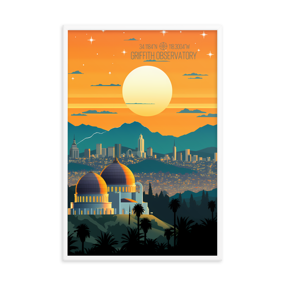 California - Griffith Observatory (Framed poster)