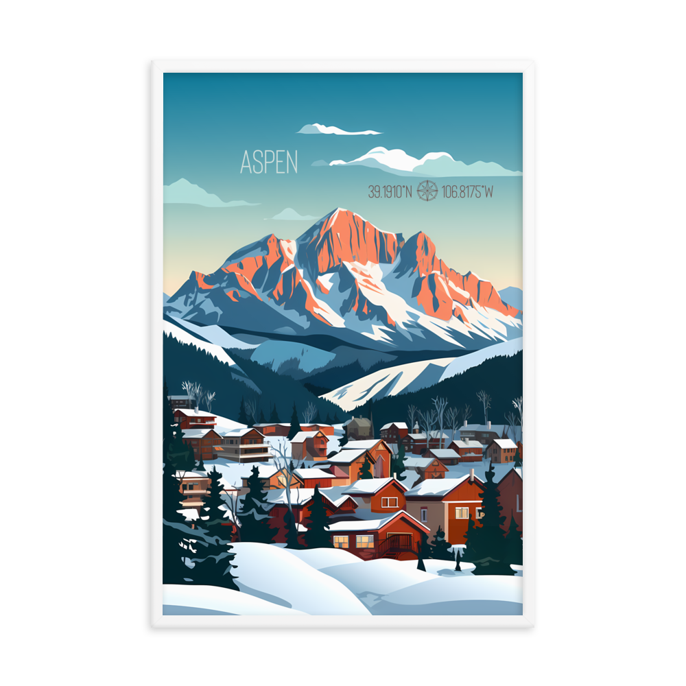 Colorado - Aspen (Framed poster)