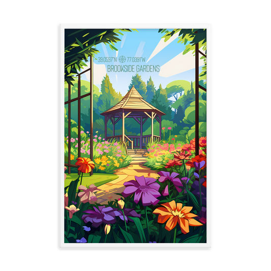 Maryland - Brookside Gardens (Framed poster)