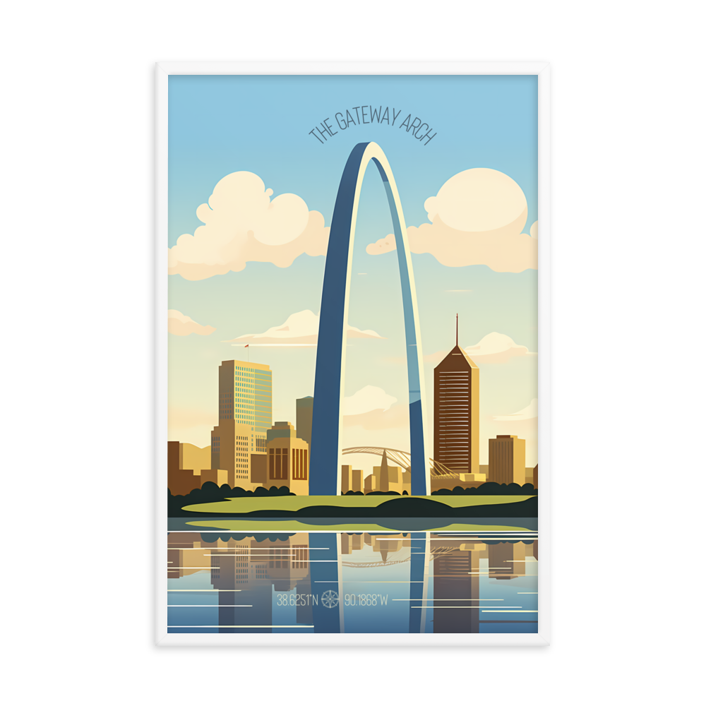 Missouri - The Gateway Arch (Framed poster)