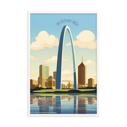 Missouri - The Gateway Arch (Framed poster)