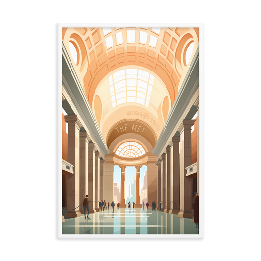 New York - Metropolitan Museum of Art (Framed poster)