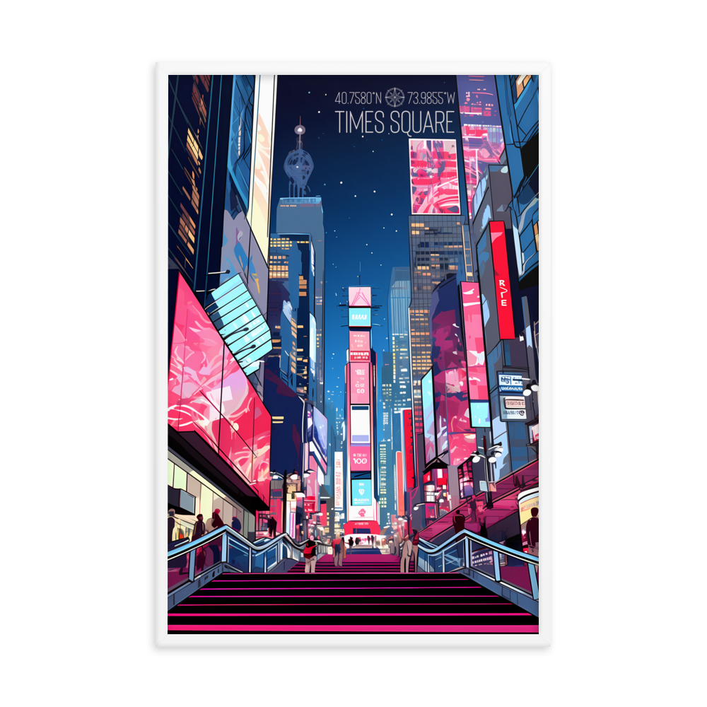 New York - Times Square (Framed poster)