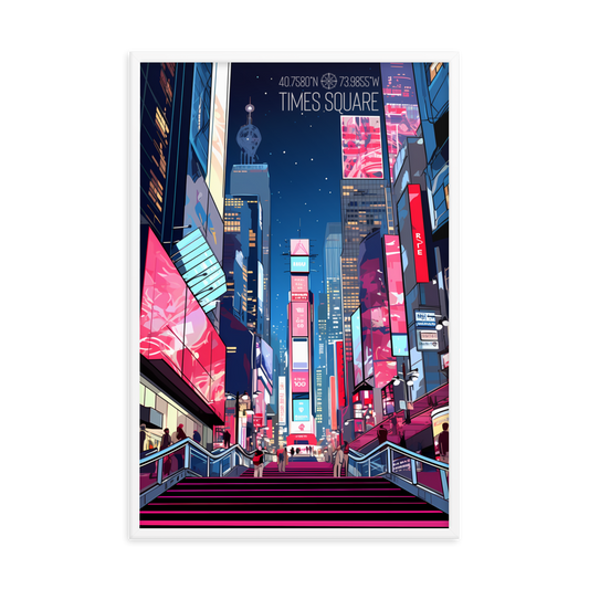 New York - Times Square (Framed poster)