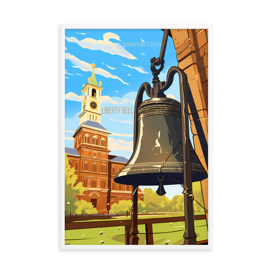 Pennsylvania - Liberty Bell (Framed poster)