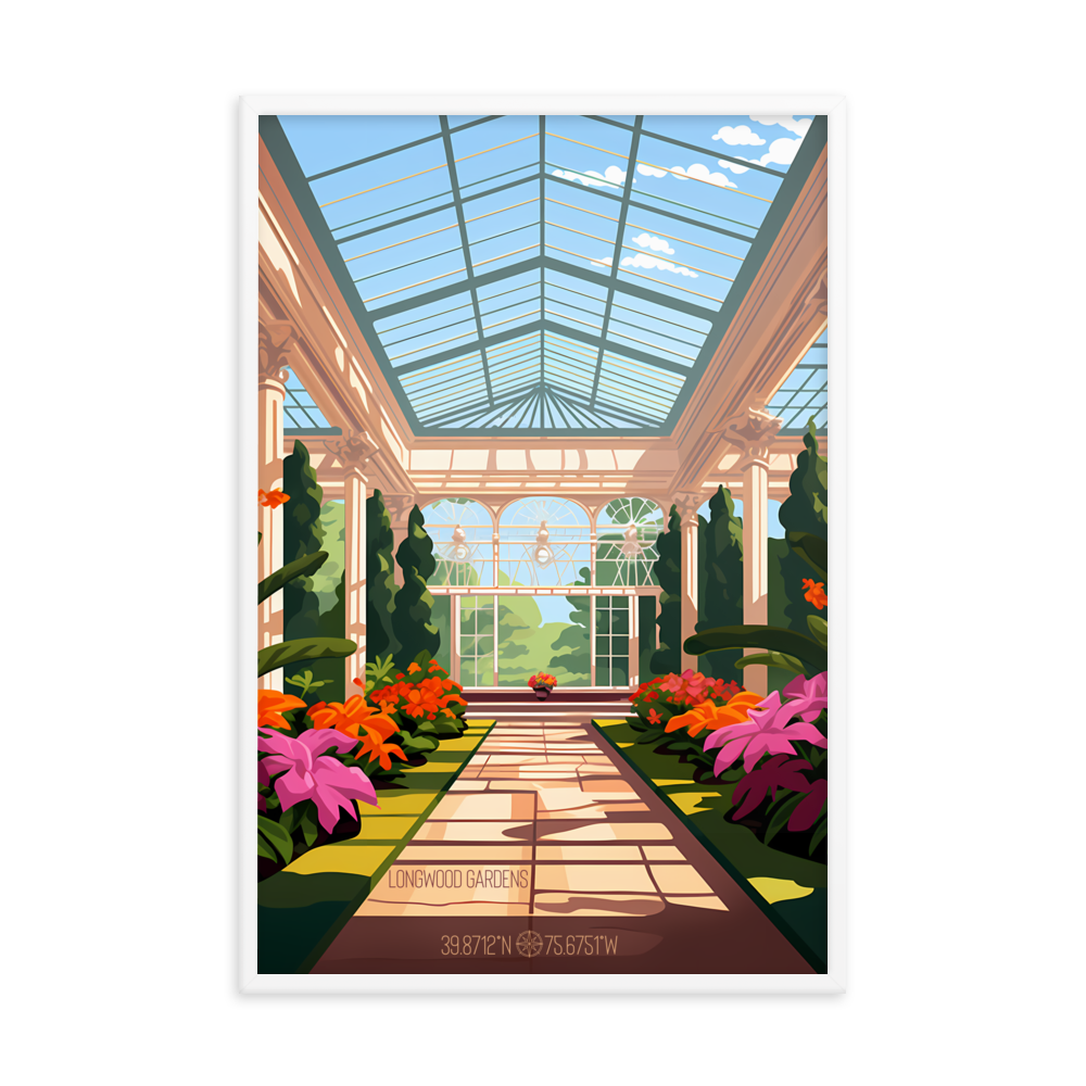 Pennsylvania - Longwood Gardens (Framed poster)