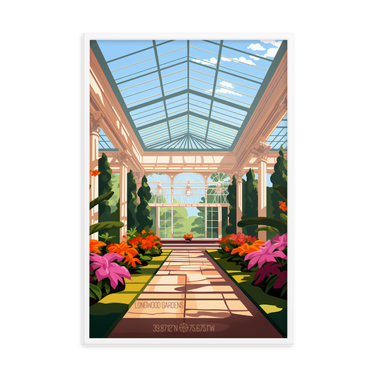 Pennsylvania - Longwood Gardens (Framed poster)