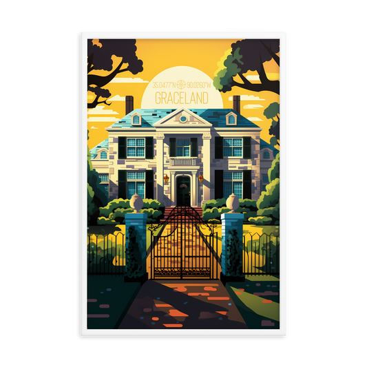 Tennessee - Graceland (Framed poster)